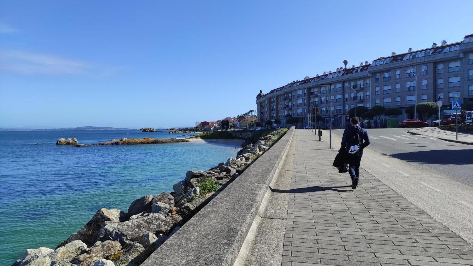 Un Rincon Con Vistas A La Ria, Playa Y Parking. Apartment Ribeira Luaran gambar