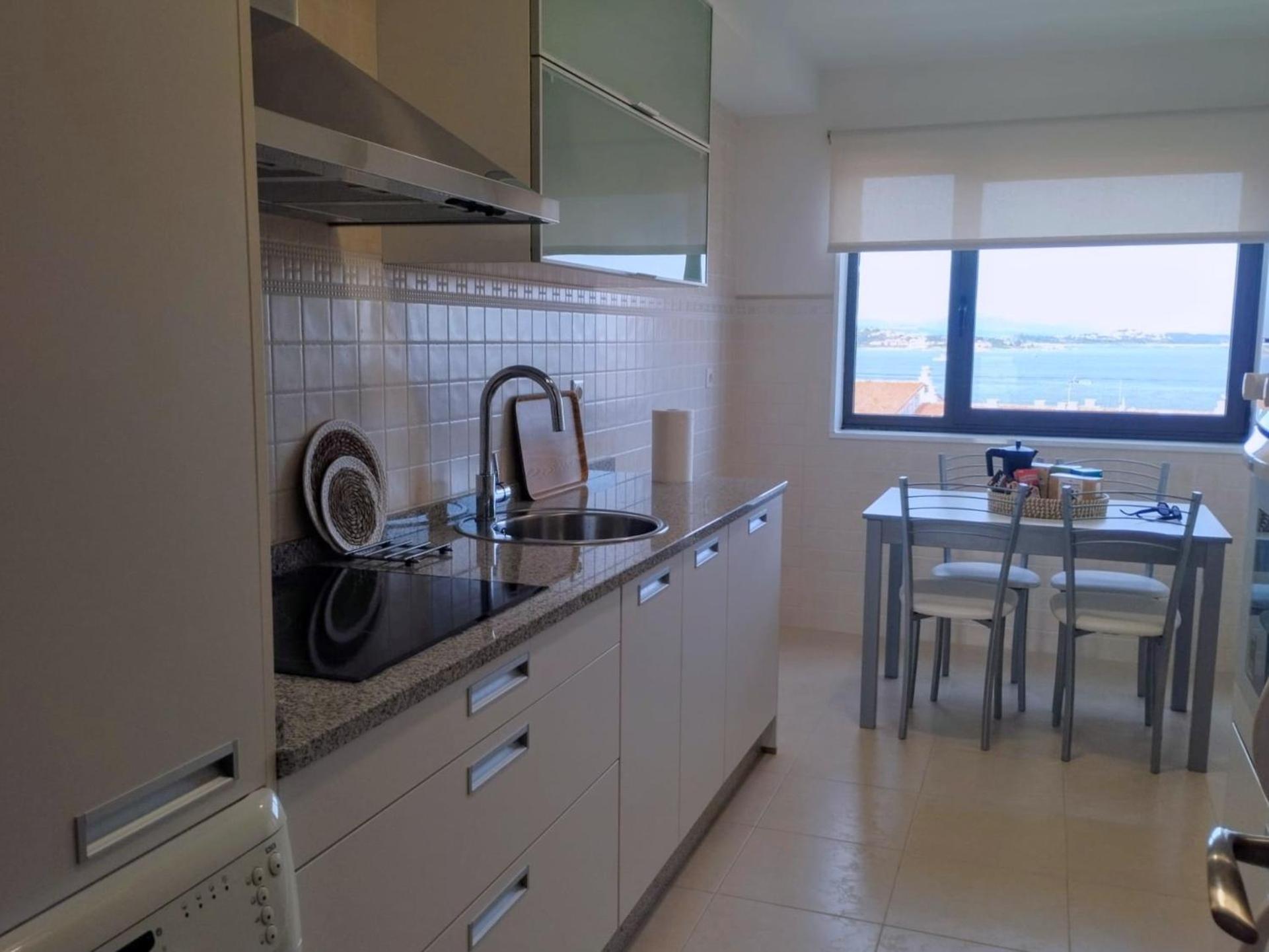 Un Rincon Con Vistas A La Ria, Playa Y Parking. Apartment Ribeira Luaran gambar