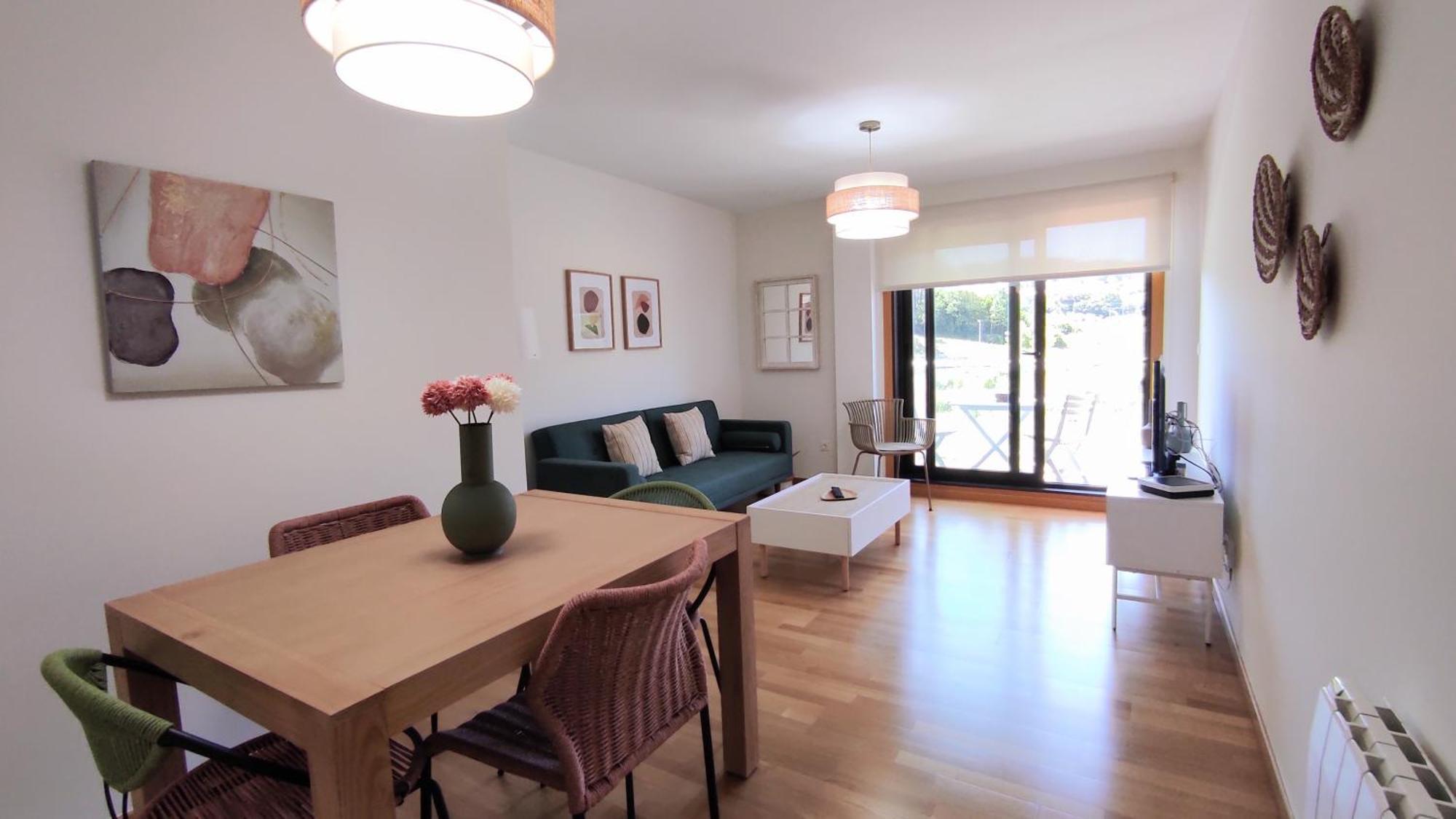 Un Rincon Con Vistas A La Ria, Playa Y Parking. Apartment Ribeira Luaran gambar